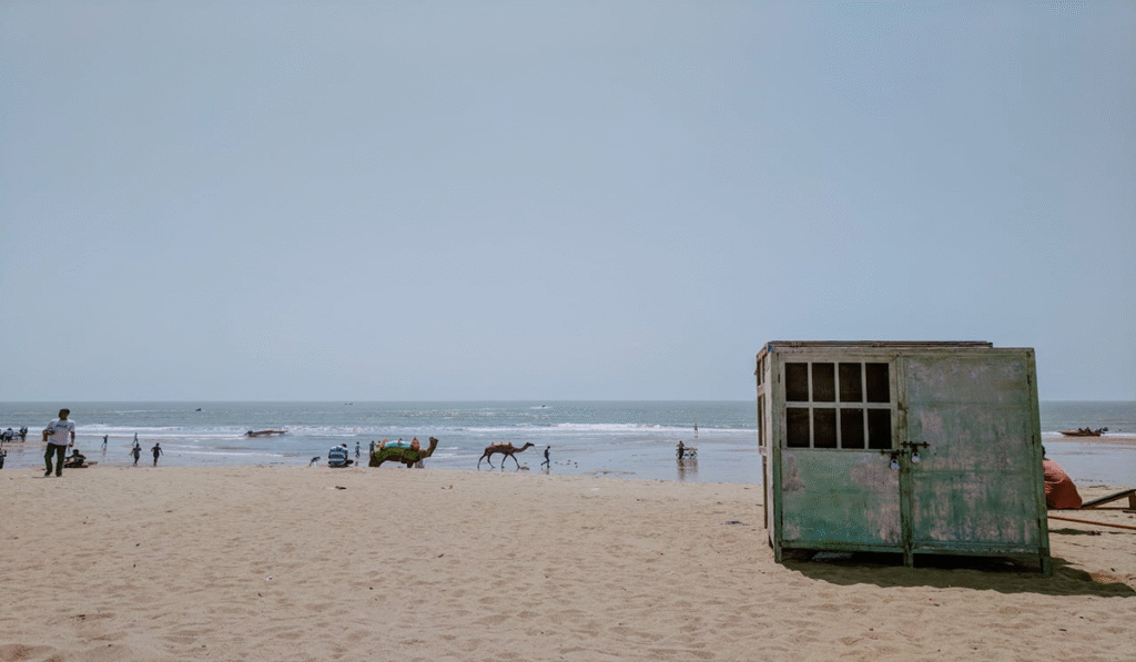 Mandvi Beach & Vijay Vilas Palace
